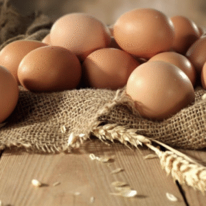 Freshly Laid Table Eggs